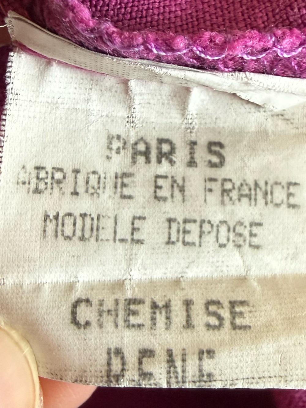 Eva Tra La La Paris 100% Linen Half Sleeve Tunic Top Dark Pink One Size Up To L - Picture 8 of 9